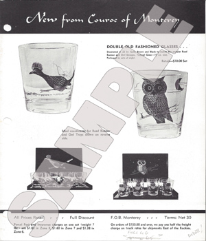 Couroc of Monterey-51 Couroc Product Catalogues 1958 to 1985.